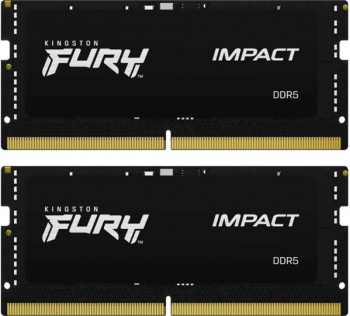 Kingston FURY Impact SO-DIMM Kit 32GB/DDR5-4800/CL38-38-38/on-die ECC