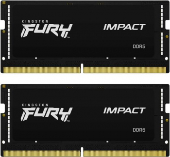 Kingston FURY Impact SO-DIMM Kit 64GB/DDR5-4800/CL38-38-38/on-die ECC