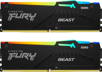 Kingston FURY Beast RGB Kit 16GB/DDR5-4800/CL38-38-38/on-die ECC