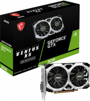 MSI GeForce GTX 1630 Ventus XS OC/4GB/DVI+HDMI+DP