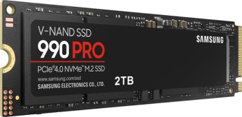 Samsung SSD 990 PRO 2TB/M.2 2280/M-Key/PCIe 4.0 x4/L: 7.45-S: 6.9MB/?s