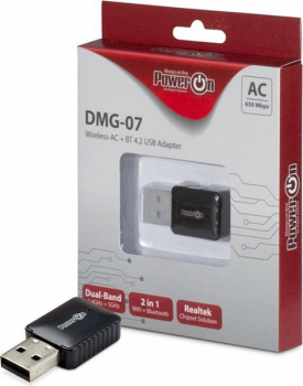 Inter-Tech PowerOn DMG-07 2.4GHz/5GHz WLAN, Bluetooth 4.2, USB-A 2.0