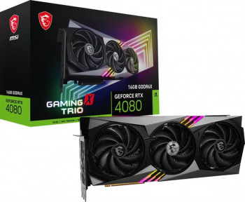 MSI GeForce RTX 4080 Gaming X Trio 16GB GDDR6X/1xHDMI 2.1a+3xDP 1.4a