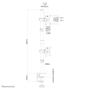 Neomounts by Newstar FPMA-D550DVBLACK