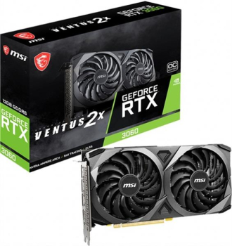 MSI GeForce RTX 3060 Ventus 2X 12G OC/12GB/HDMI+3xDP