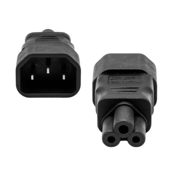 ProXtend Powerkabel Adapter C14 Buchse zu C5 Stecker "Micky"