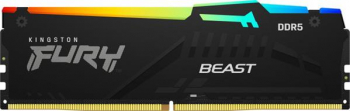 Kingston FURY Beast RGB schwarz 32GB/DDR5-6000/CL40-40-40/on-die ECC