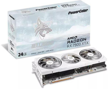 PowerColor Radeon RX 7900 XTX Hellhound Spectral White/24GB GDDR6/1xHDMI+3xDP