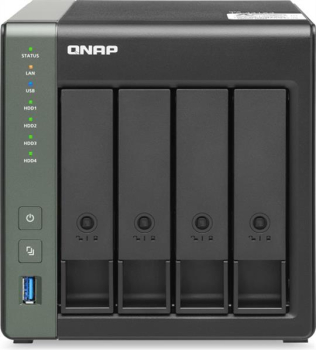 QNAP Turbo Station TS-431X3-4G/1x 10Gb SFP+/1x 2.5GBase-T/1x Gb LAN