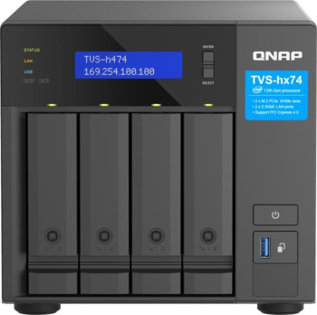 QNAP QuTS hero TVS-h474-PT-8G/8GB RAM/2x 2.5GBase-T