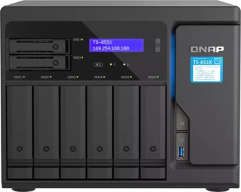 QNAP QuTS hero Turbo Station TS-855X-8G/1x 10GBase-T/2x 2.5GBase-T