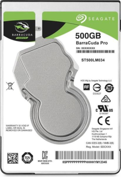Seagate BarraCuda Pro Compute 500GB/2.5"-7mm/128MB/7200rpm/SATA 6Gb/s/SMR