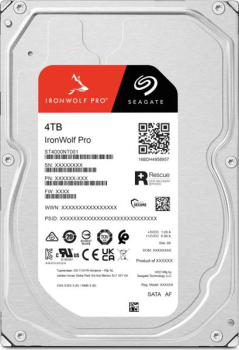 Seagate IronWolf Pro NAS HDD +Rescue 4TB/3.5"/256MB/7200rpm/SATA 6Gb/s/CMR