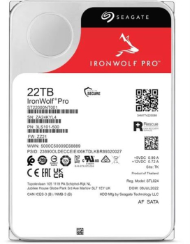 Seagate IronWolf Pro NAS HDD +Rescue 22TB/SATA 6Gb/s