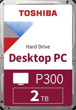 Toshiba P300 Desktop PC/2TB/3.5"/128MB/5400rpm/SATA 6Gb/s/SMR