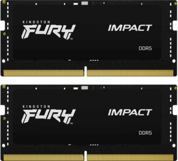 Kingston FURY Impact SO-DIMM Kit 32GB/DDR5-6000/CL38-38-38/on-die ECC