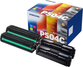 Samsung (HP) Toner Rainbow Kit CLT-P504, schwarz, cyan, magenta, gelb