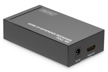 DIGITUS HDMI IP Extender Receiver Full HD schwarz
