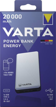 Varta Power Bank Energy 20.000mAh/weiß