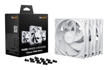 be quiet! Pure Wings 3 PWM Reverse White/120mm/3er-Pack