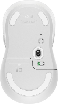 Preview: Logitech Signature M650 Large Left/Off-White/Linkshänder/Logi Bolt/USB+Bluetooth