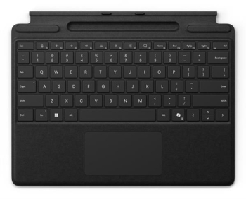 Microsoft Surface Pro Keyboard mit Stiftaufbewahrung und laden/schwarz/DE