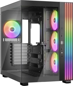 be quiet! Light Base 600 LX Black/Glasfenster/RGB/4x 120mm RGB Lüfter