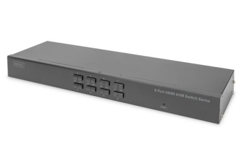 Digitus 19" Rackmount HDMI 4K@30Hz KVM Switch/USB/8-Port