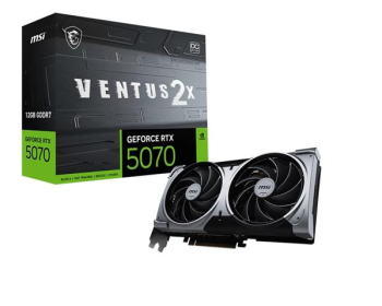 MSI GeForce RTX 5070 12G Ventus 2X OC/12GB GDDR7/1xHDMI+3xDP