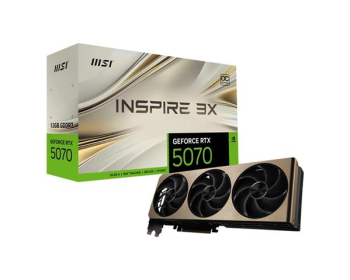 MSI GeForce RTX 5070 12G Inspire 3X OC/12GB GDDR7/1xHDMI+3x DP
