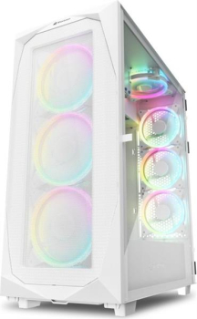 Sharkoon REV300 White/weiß/Glasfenster