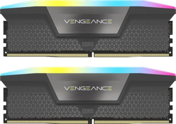 Corsair Vengeance RGB grau Kit/32GB/DDR5-6000/CL36-36-36-76/on-die ECC