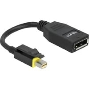 DeLOCK Adapter Mini DisplayPort 1.4 zu DisplayPort schwarz/15cm/65978