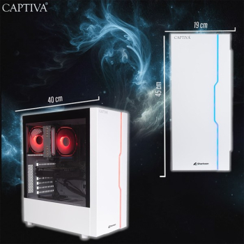 Preview: Captiva Power Starter R78-380/Ryzen 5 5700G/16GB DDR4/1TB/WLAN/weiss/Glas/Windows 11 Home
