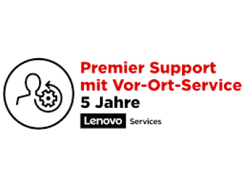 Lenovo Premier Support for AIPC Upgrade/auf 5 Jahre Vor-Ort/next Businessday/Arbeitszeit und Ersatzt
