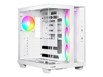 be quiet! Light Base 500 LX White/weiß/Glasfenster