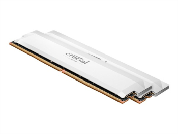 Crucial Pro Overclocking White UDIMM 64GB Kit, DDR5-6400, CL40-40-40-84