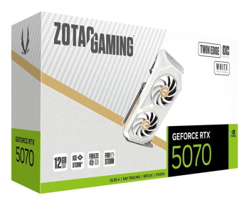 Zotac Gaming GeForce RTX 5070 Twin Edge OC White Edition/12GB GDDR7/HDMI/3x DP