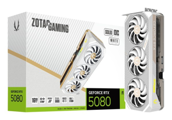 Zotac Gaming GeForce RTX 5080 Solid OC White Edition/16GB GDDR7/HDMI/3x DP