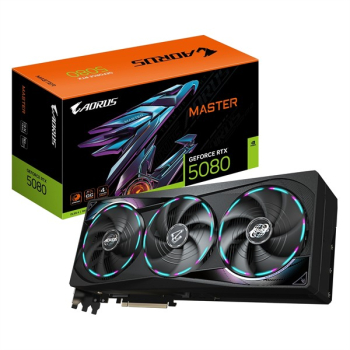 GIGABYTE AORUS GeForce RTX 5080 Master 16G/16GB GDDR7/HDMI/3x DP
