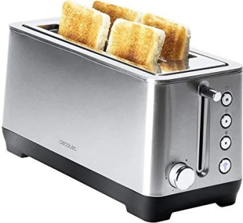 Cecotec 03086 BigToast Extra Doppel-Langschlitz-Toaster