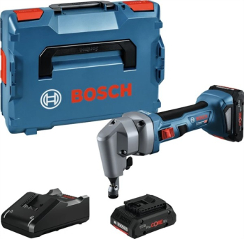 Bosch Professional GNA 18V-16 E Akku-Knabber inkl. L-Boxx + 2 Akkus 4.0Ah