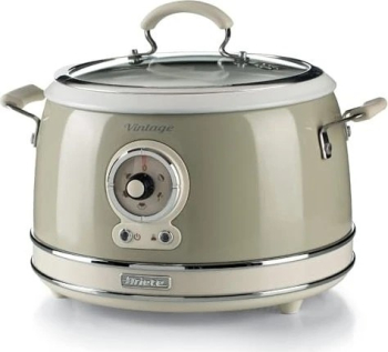 Ariete 2904CR Vintage Slow Cooker grau