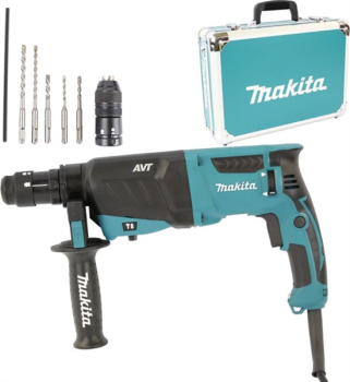 Makita HR2631FT13 Elektro-Bohr-/Meißelhammer inkl. Koffer + Zubehör