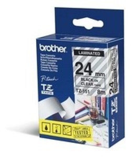 Brother TZE-151 LAMINATED TAPE 24mm 8m