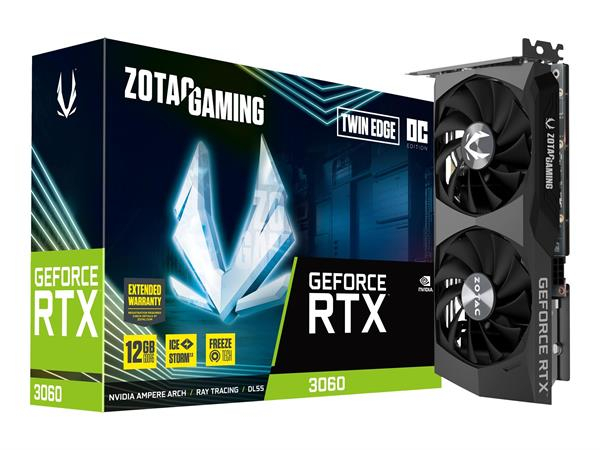 Zotac Gaming GeForce RTX 3060 Twin Edge OC LHR/12GB/1xHDMI+3xDP