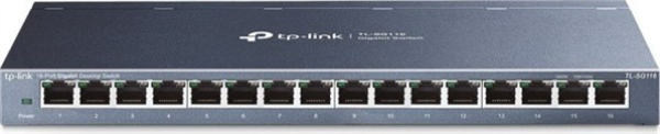 TP-Link TL-SG100 Desktop Gigabit Switch/16x RJ-45