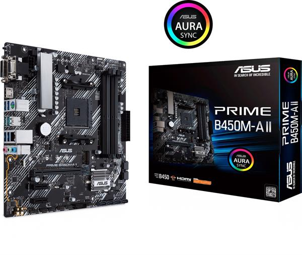 ASUS Prime B450M-A II/AM4/µATX ASUS Prime B450M-A II/AM4/µATX