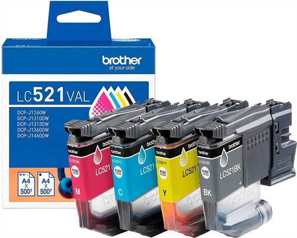 Brother Tinte LC521VAL Multipack