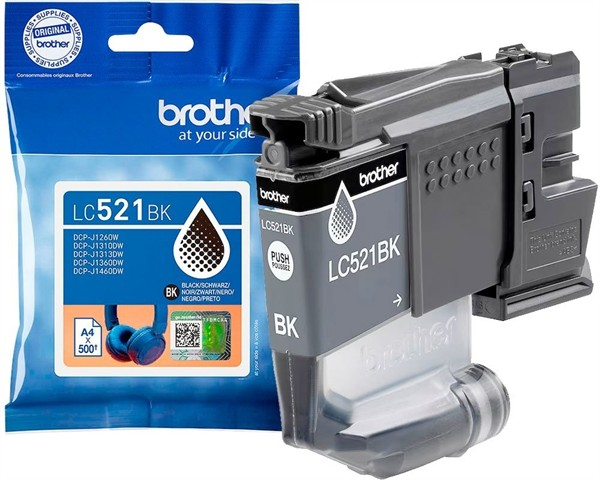 Brother Tinte LC521BK, schwarz
